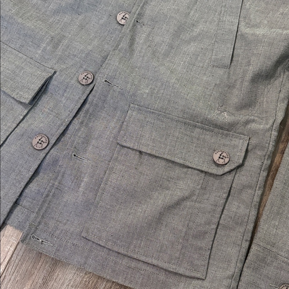 Kane & Unke Trim Fit Military Jacket Large View 5